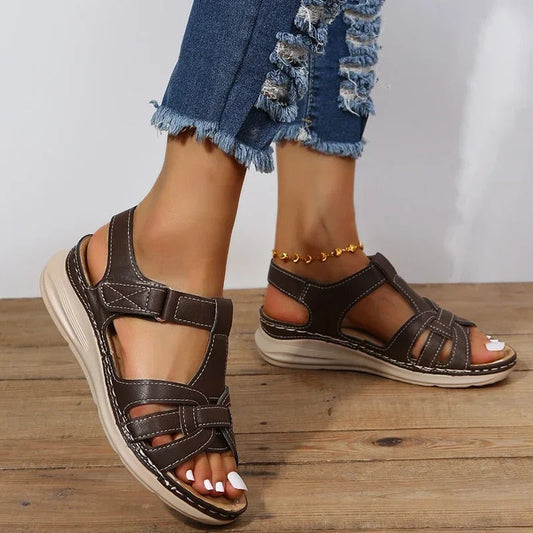 Agnès | Strappy Flat Sandals