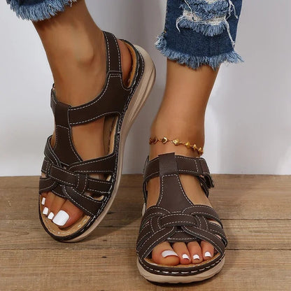 Agnès | Strappy Flat Sandals