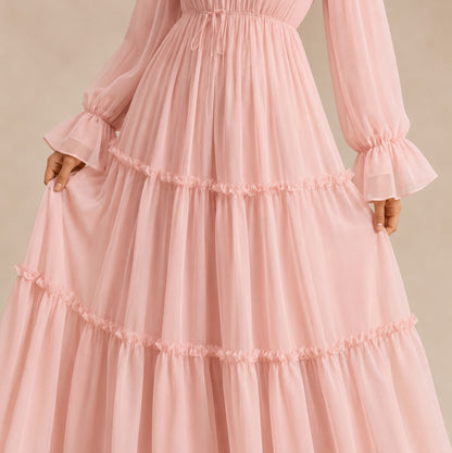 Women's Majken tiered wedding guest maxi dress - view 2