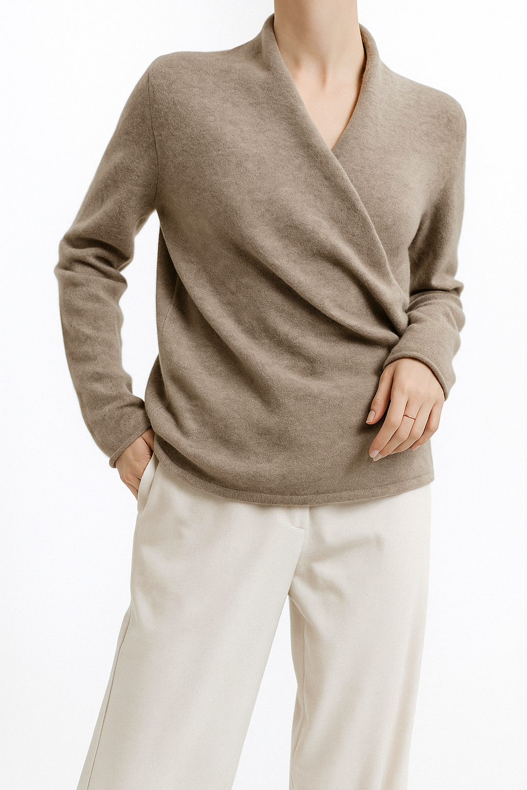 Women's Malin V-neck wrap sweater - view 14