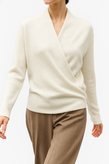Women's Malin V-neck wrap sweater - view 15