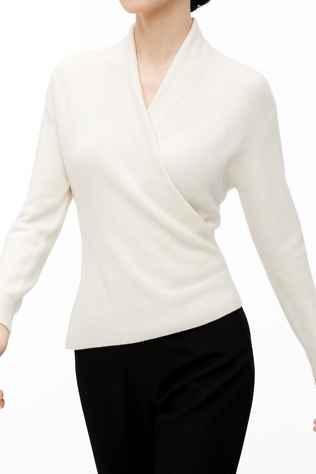 Women's Malin V-neck wrap sweater - view 16