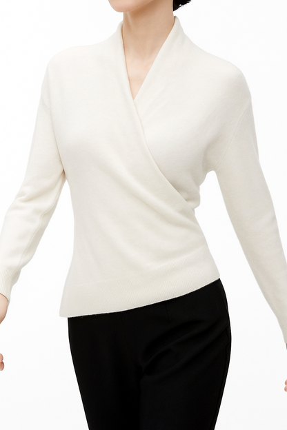 Women's Malin V-neck wrap sweater - view 16