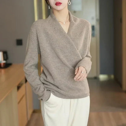 Women's Malin V-neck wrap sweater - view 19