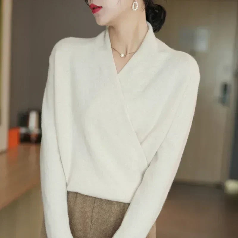 Women's Malin V-neck wrap sweater - view 20