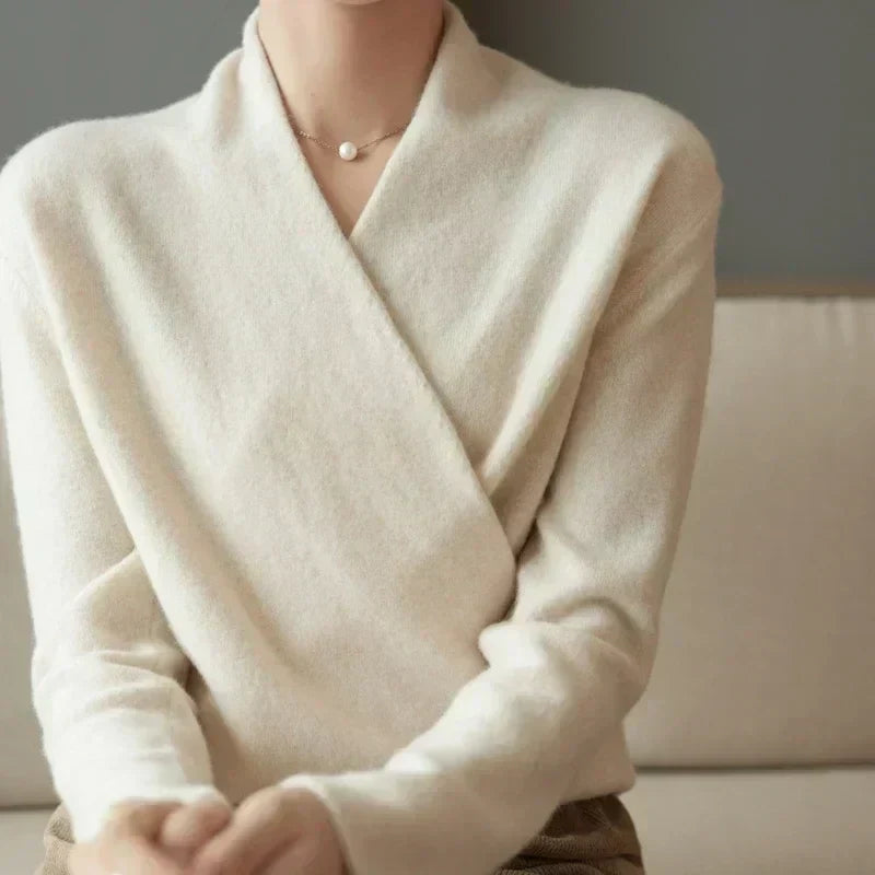 Women's Malin V-neck wrap sweater - view 23