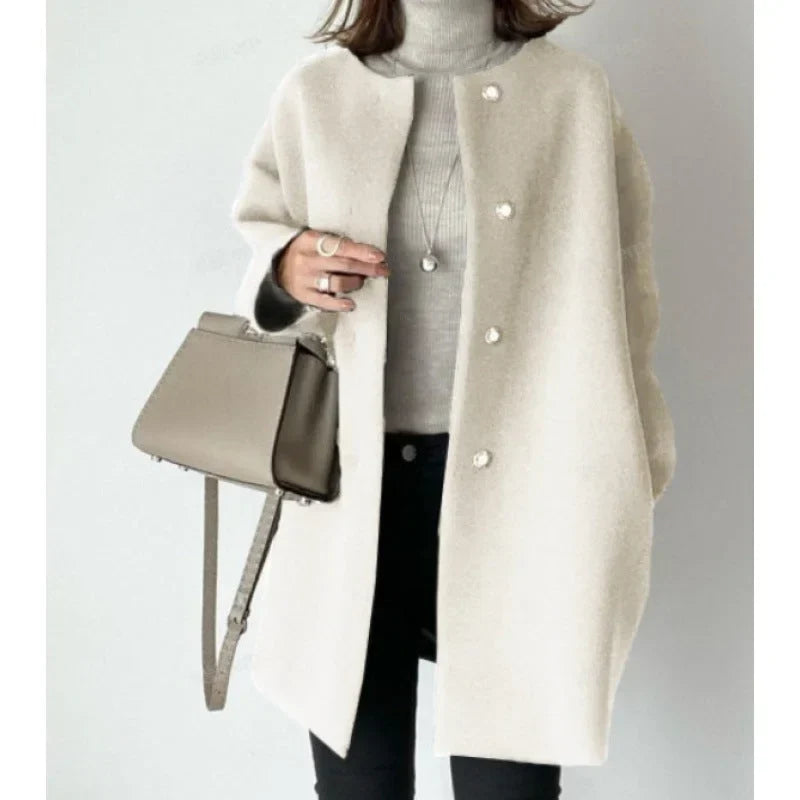 Cecilia | Oversized Button-Front Coat
