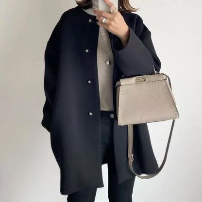 Cecilia | Oversized Button-Front Coat