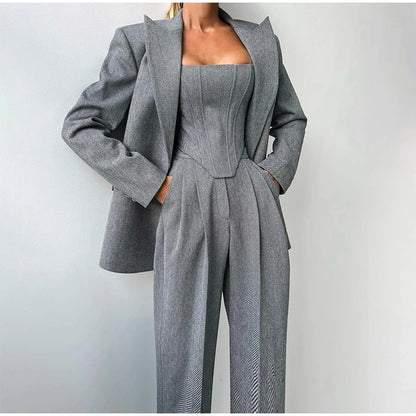 Maelle | Blazer & Wide-Leg Pants Set