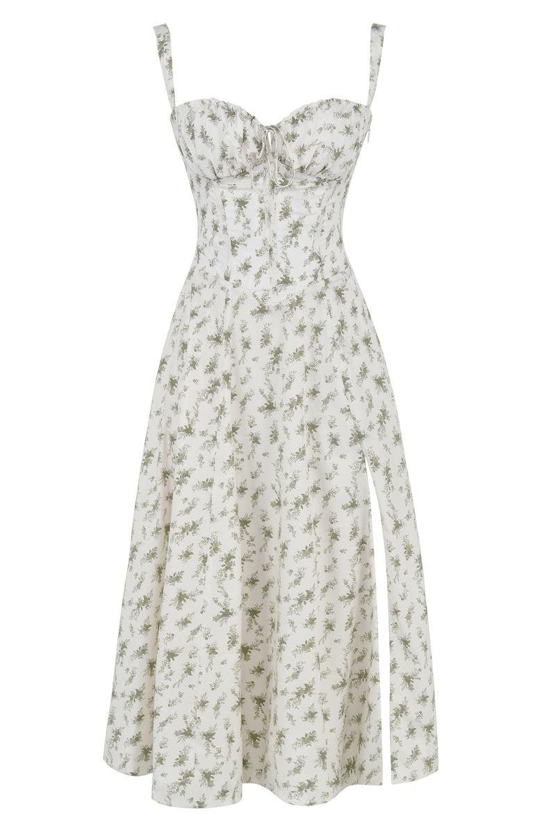 Constanza | Lace-Up Back Wedding Guest Maxi Dress
