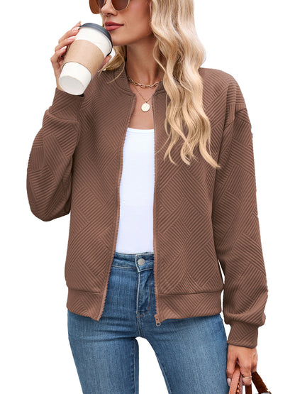 Women's Oda quilted puffer jacket in Apricot
