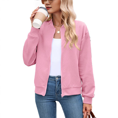 Women's Oda quilted puffer jacket in Pink