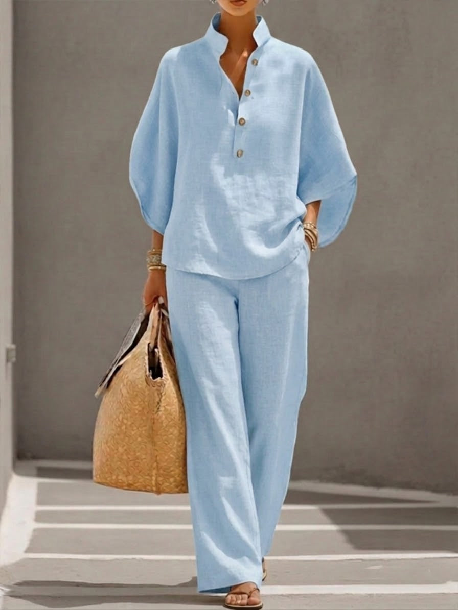 Lottie | Batwing Shirt and Trouser Set