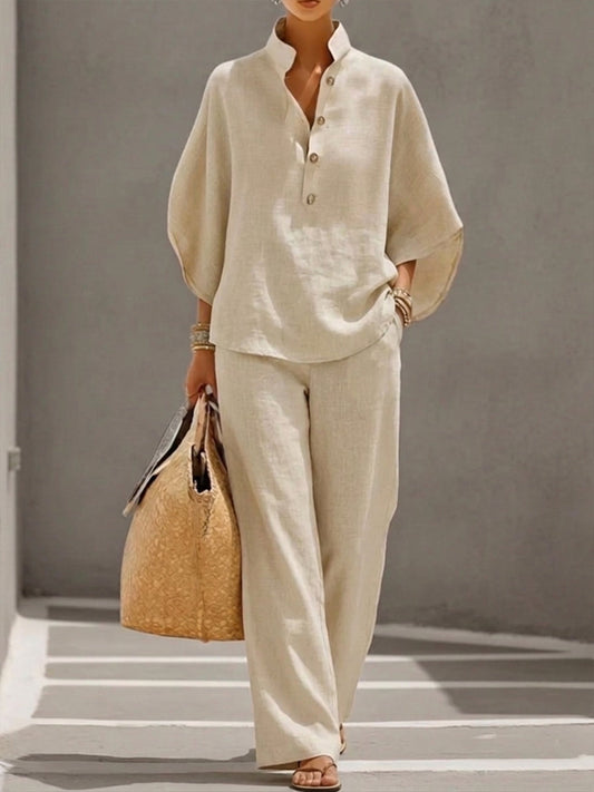 Lottie | Batwing Shirt and Trouser Set