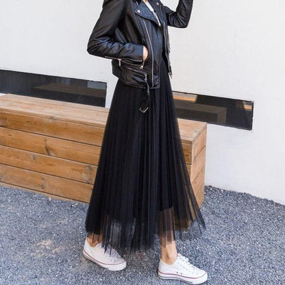 Celestia | Soft Tulle Maxi Skirt