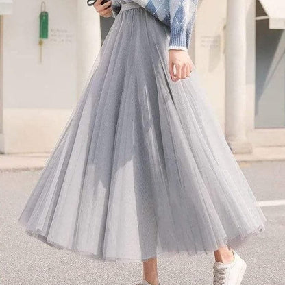 Celestia | Soft Tulle Maxi Skirt