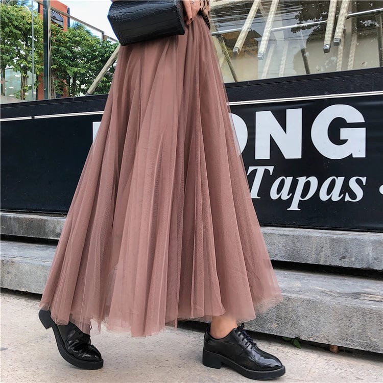 Celestia | Soft Tulle Maxi Skirt