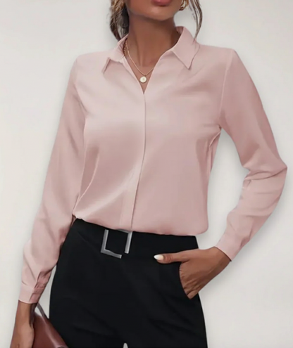 Vada | Collared Button-Front Top
