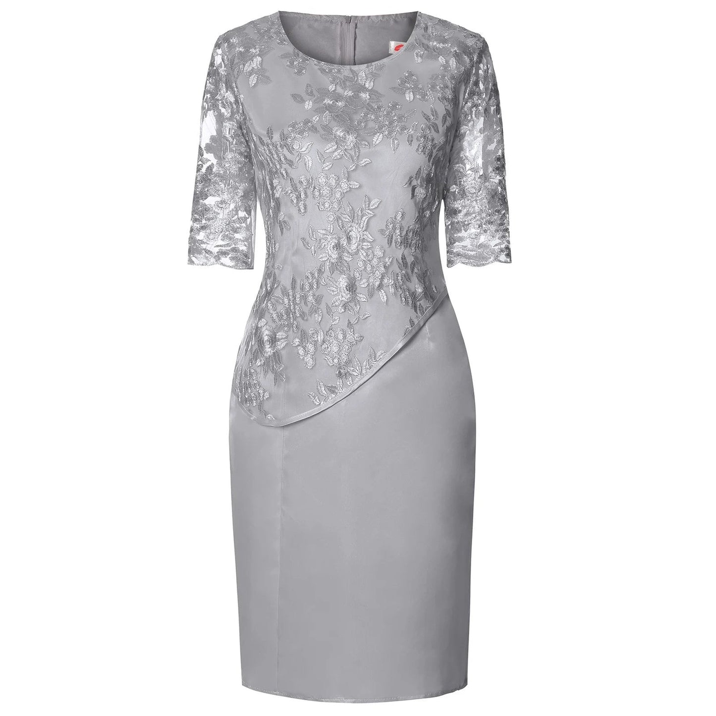 Isavelle | Plus Size Lace Midi Dress
