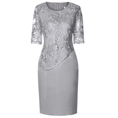 Isavelle | Plus Size Lace Midi Dress