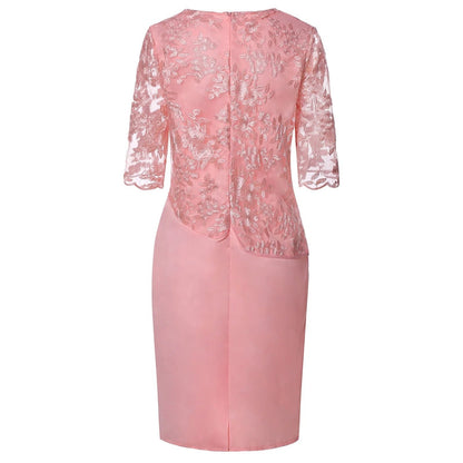 Isavelle | Plus Size Lace Midi Dress