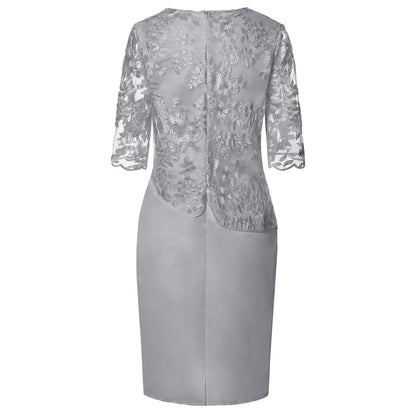 Isavelle | Plus Size Lace Midi Dress
