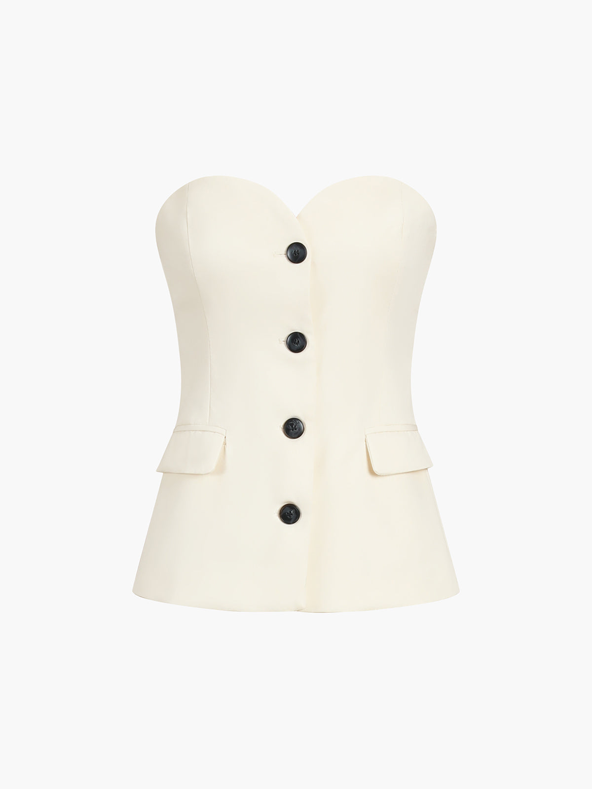 Revelle | Strapless Top & Wide-Leg Pants Set