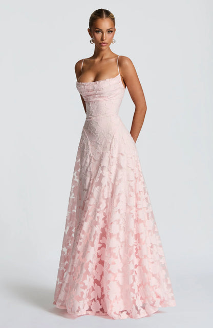 Florienne | Lace Corset Maxi Dress