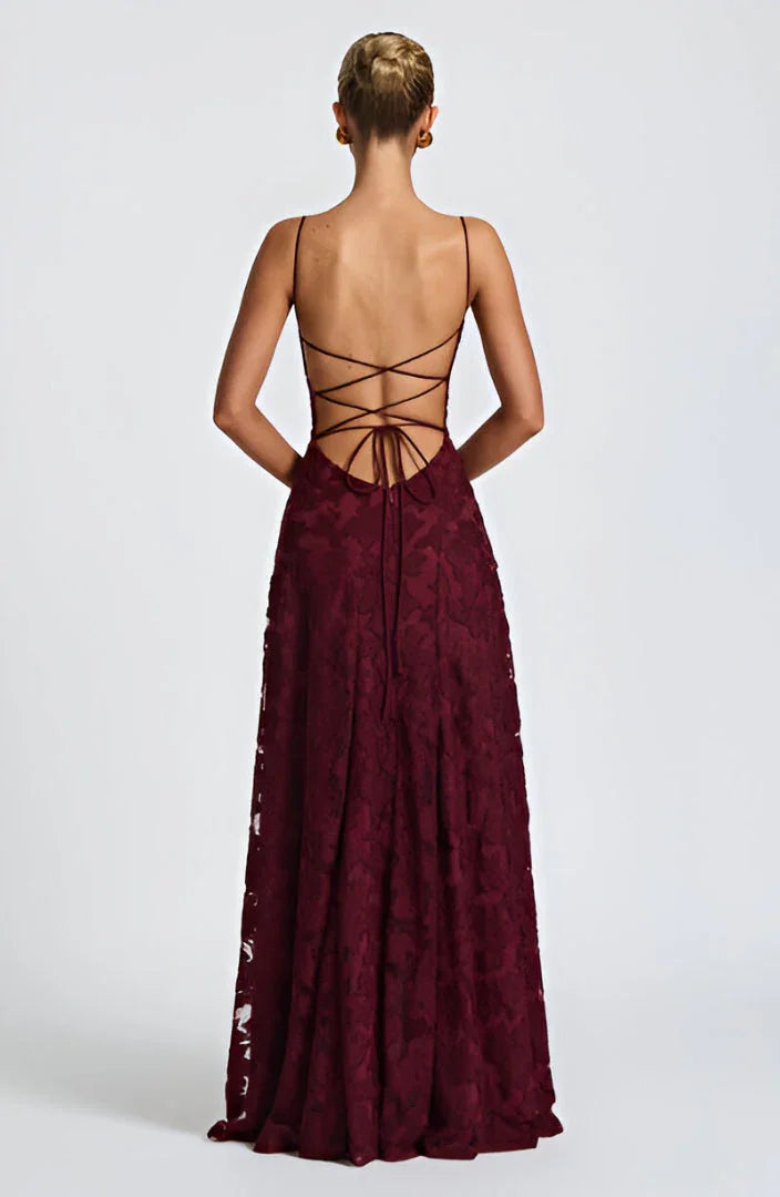 Florienne | Lace Corset Maxi Dress