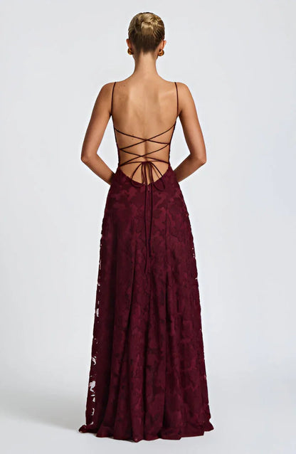 Florienne | Lace Corset Maxi Dress