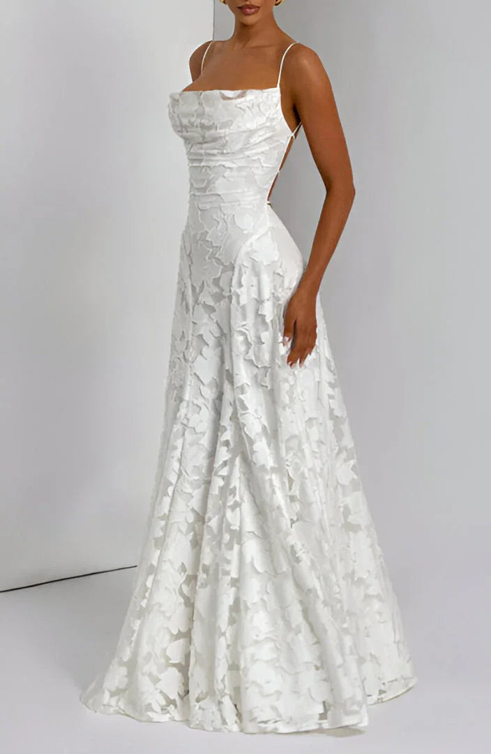 Florienne | Lace Corset Maxi Dress