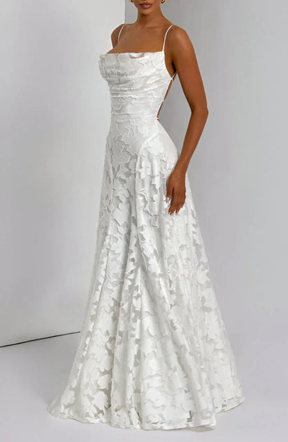 Florienne | Lace Corset Maxi Dress