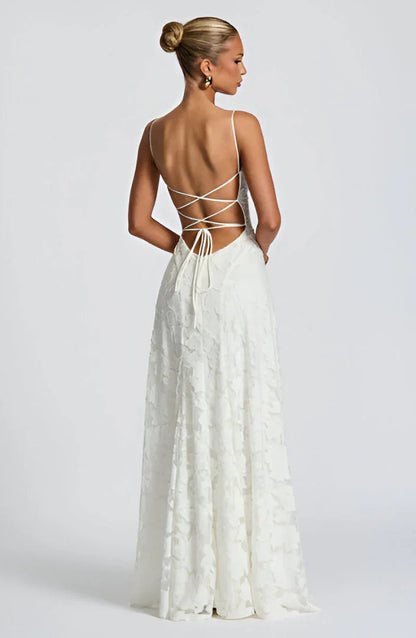 Florienne | Lace Corset Maxi Dress