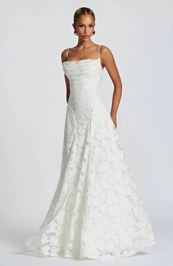 Florienne | Lace Corset Maxi Dress
