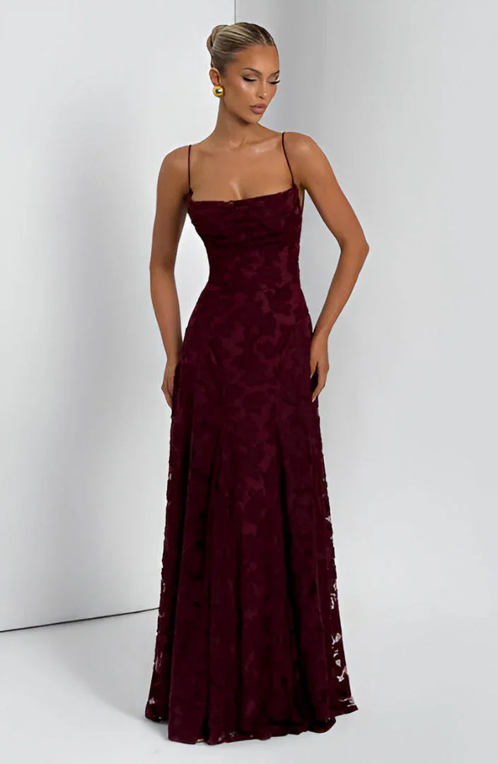 Florienne | Lace Corset Maxi Dress