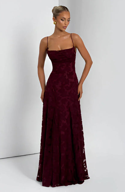 Florienne | Lace Corset Maxi Dress