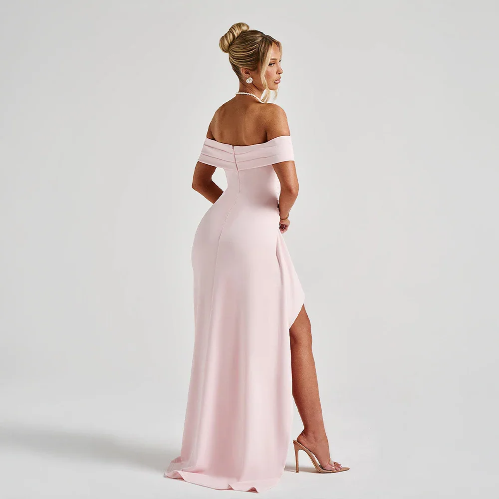 Valessia | Off-Shoulder Split Maxi Dress