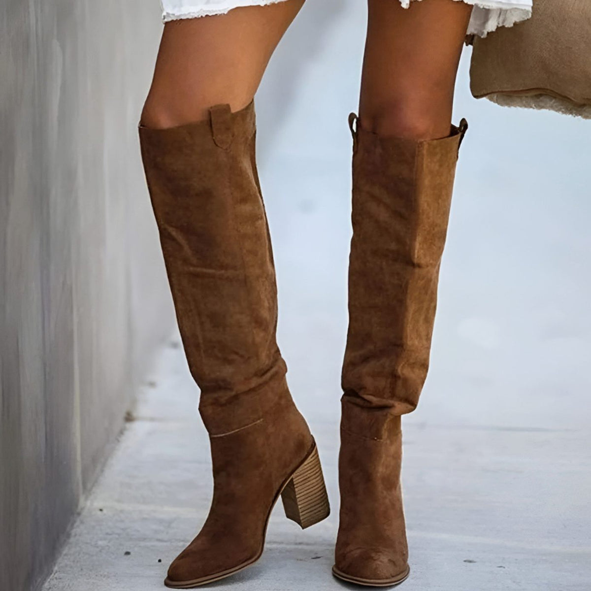 Women's Savannah over-the-knee boots in Brown