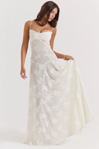 Ninon | Open-Back Summer Maxi Dress