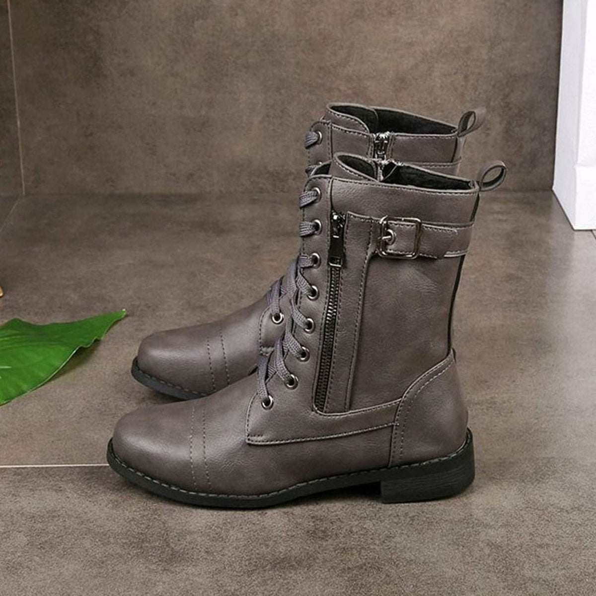 Women's Shelby lace-up combat boots - view 12