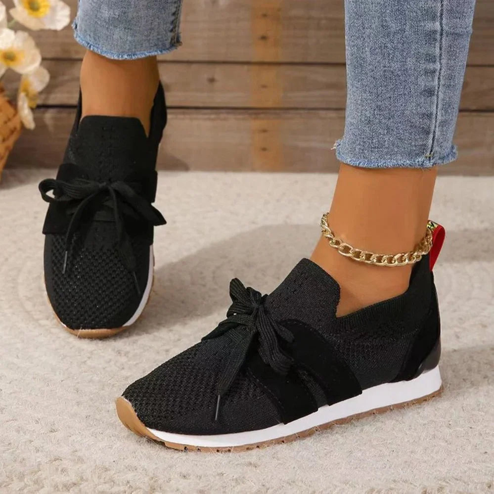 Women's Siri slip-on lace-detail sneakers - view 2