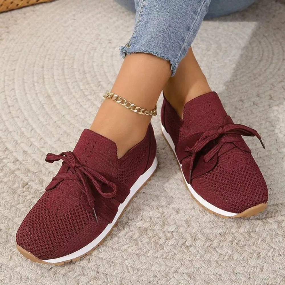 Women's Siri slip-on lace-detail sneakers - view 6