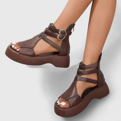 Vienne | Multi-Strap Platform Sandals