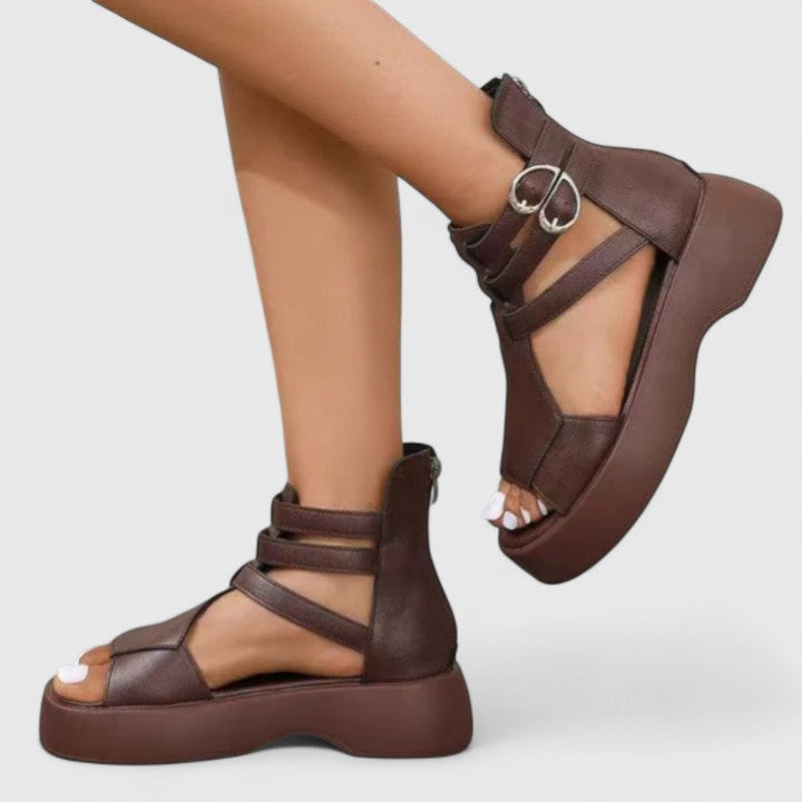 Vienne | Multi-Strap Platform Sandals