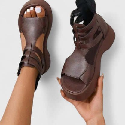 Vienne | Multi-Strap Platform Sandals