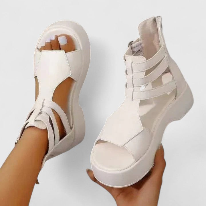 Vienne | Multi-Strap Platform Sandals
