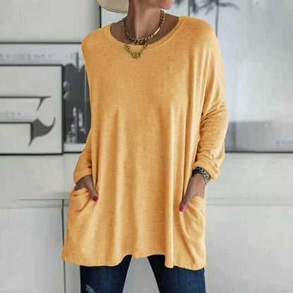 Talvie | Oversized Long Sleeve Tunic Top