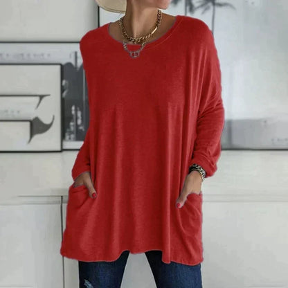 Talvie | Oversized Long Sleeve Tunic Top