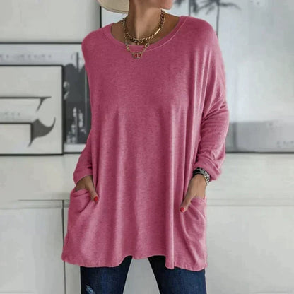 Talvie | Oversized Long Sleeve Tunic Top