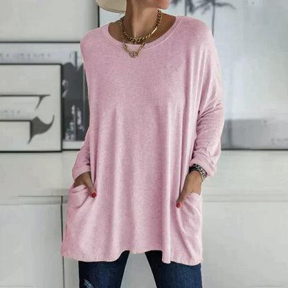Talvie | Oversized Long Sleeve Tunic Top